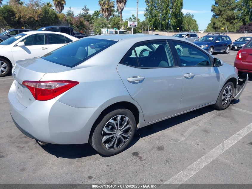 2017 TOYOTA COROLLA L/LE/XLE/SE - 2T1BURHE4HC907014