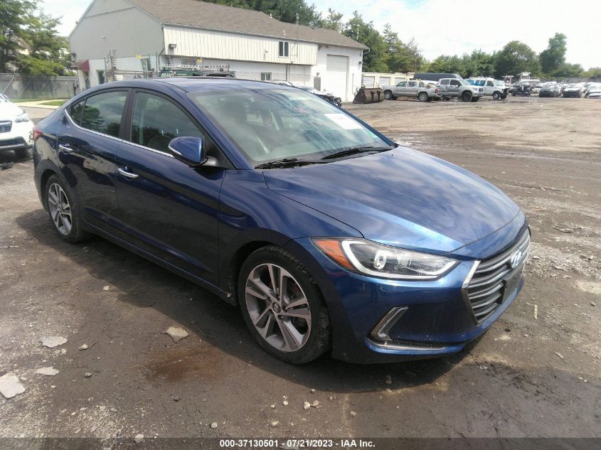 2017 HYUNDAI ELANTRA LIMITED - 5NPD84LF1HH097709