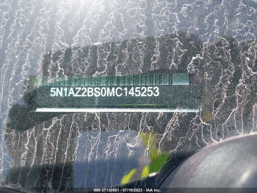 2021 NISSAN MURANO SV - 5N1AZ2BS0MC145253