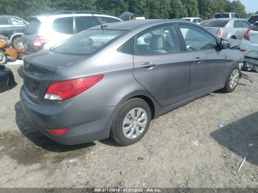 2016 HYUNDAI ACCENT SE - KMHCT4AE1GU941915