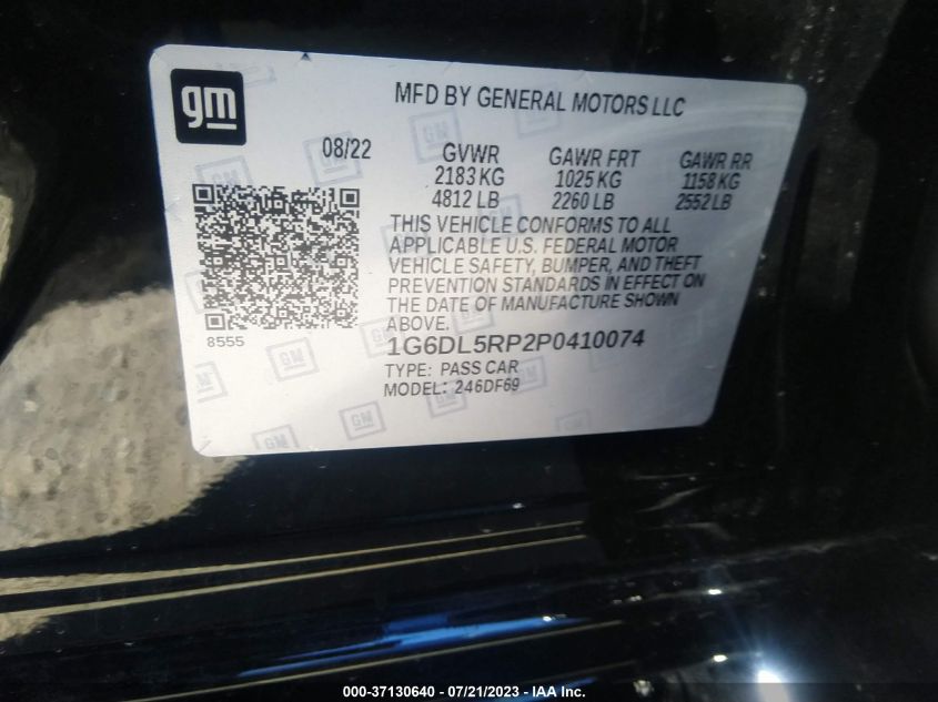 2023 CADILLAC CT4-V BLACKWING - 1G6DL5RP2P0410074
