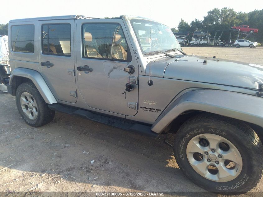 2014 JEEP WRANGLER UNLIMITED SAHARA - 1C4BJWEG5EL314859