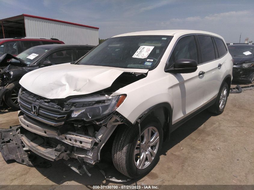 2017 HONDA PILOT LX - 5FNYF5H14HB034788