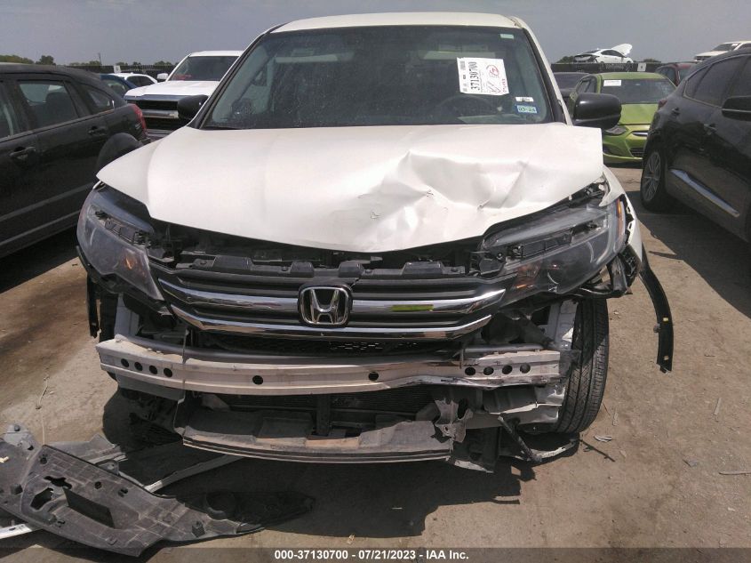 2017 HONDA PILOT LX - 5FNYF5H14HB034788