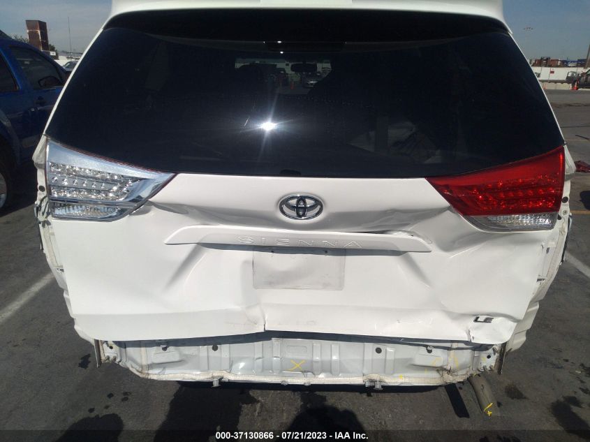 2013 TOYOTA SIENNA LE - 5TDKK3DC0DS384275