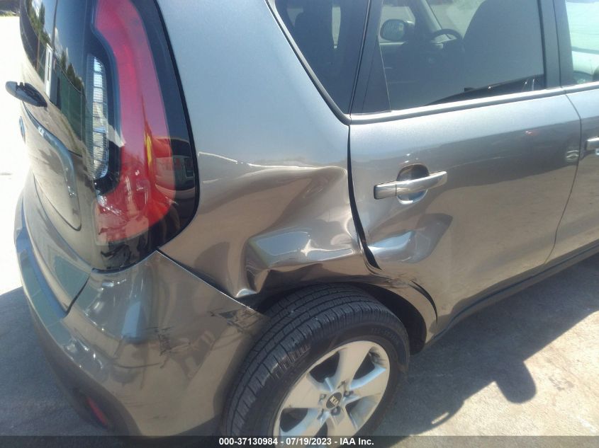 2018 KIA SOUL BASE - KNDJN2A24J7582971