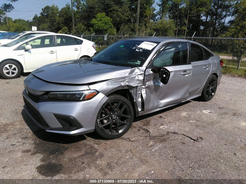 2022 HONDA CIVIC SEDAN SPORT - 2HGFE2F51NH603103