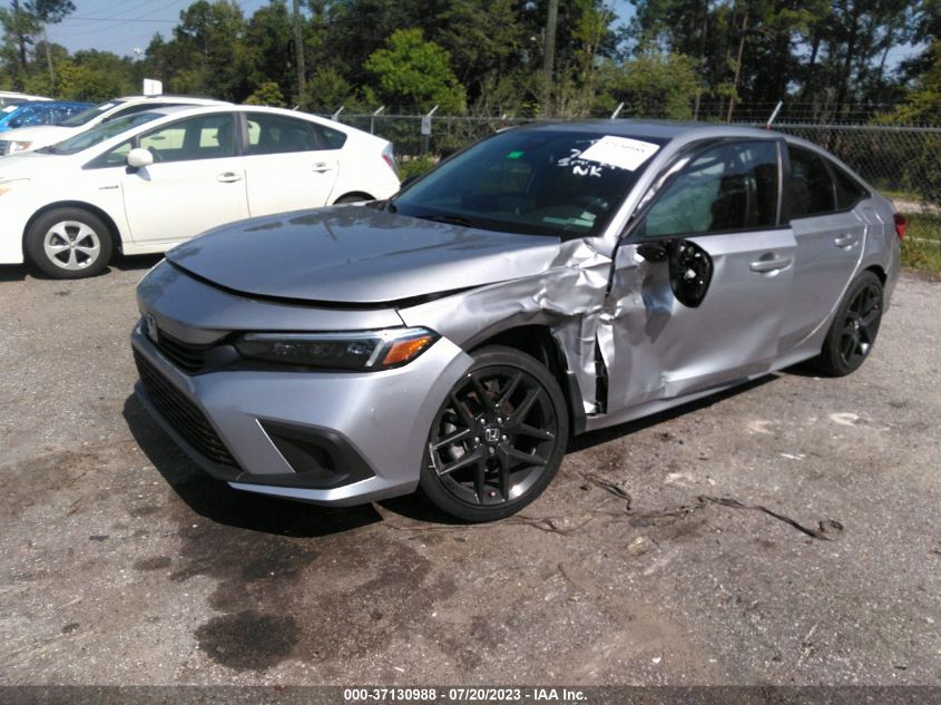 2022 HONDA CIVIC SEDAN SPORT - 2HGFE2F51NH603103