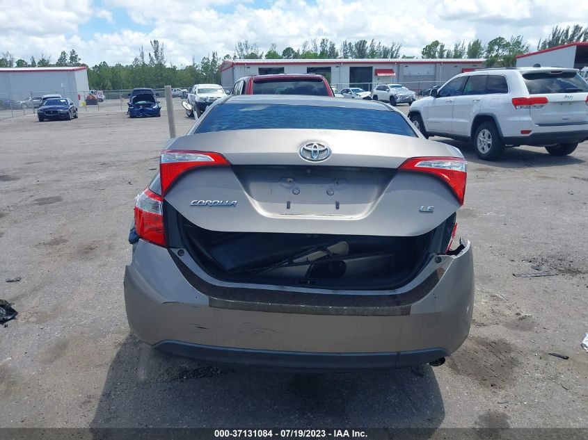 2014 TOYOTA COROLLA L/LE/S/S PLUS/LE PLUS - 2T1BURHE3EC108126