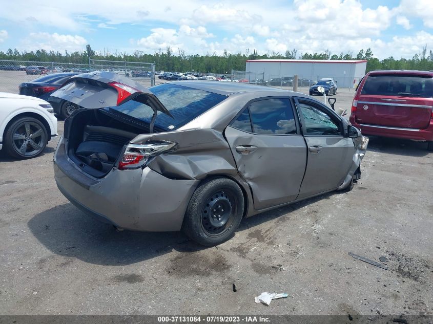 2014 TOYOTA COROLLA L/LE/S/S PLUS/LE PLUS - 2T1BURHE3EC108126