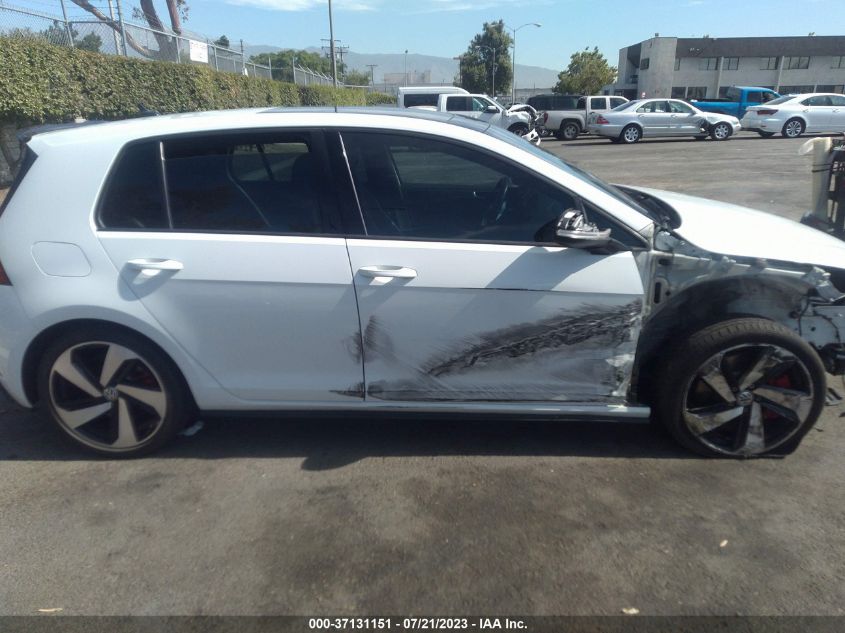 2019 VOLKSWAGEN GOLF GTI S/SE/AUTOBAHN - 3VW6T7AU2KM023465