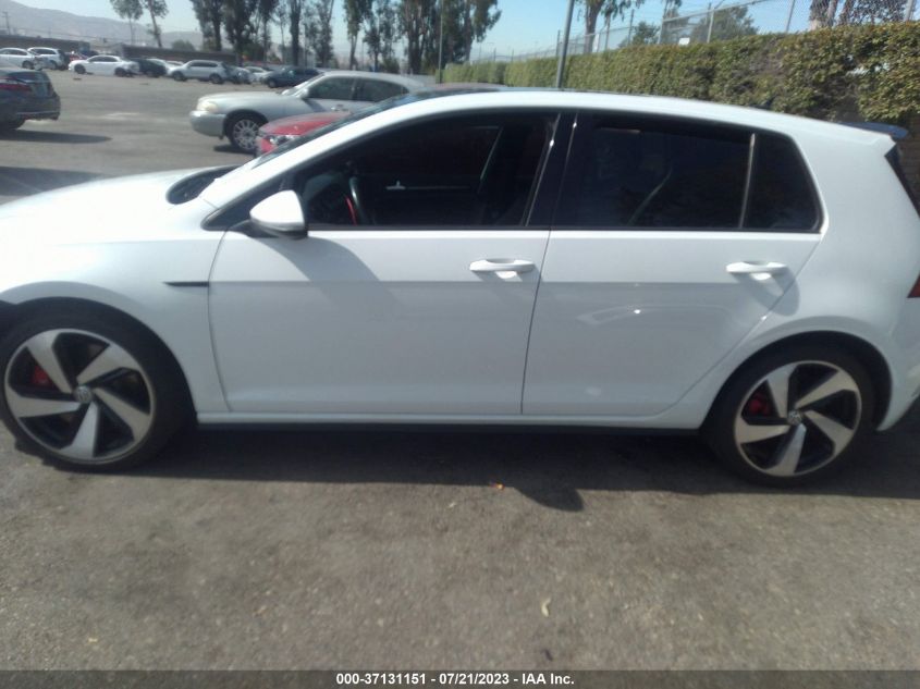 2019 VOLKSWAGEN GOLF GTI S/SE/AUTOBAHN - 3VW6T7AU2KM023465