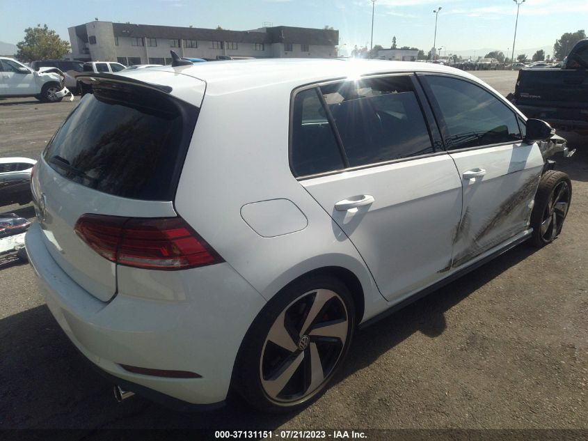 2019 VOLKSWAGEN GOLF GTI S/SE/AUTOBAHN - 3VW6T7AU2KM023465