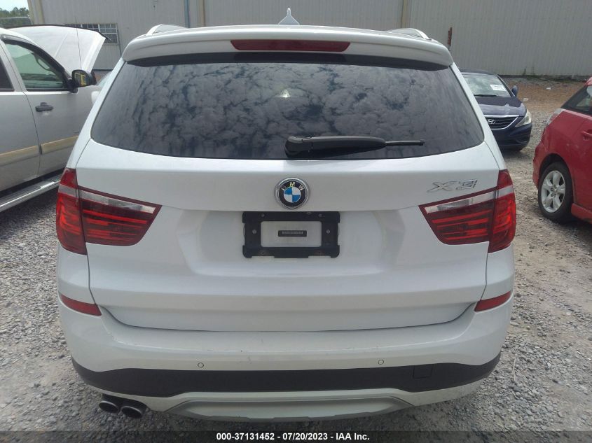 2017 BMW X3 SDRIVE28I - 5UXWZ7C30H0V88863