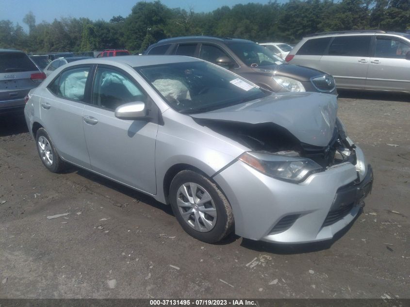 2014 TOYOTA COROLLA L/LE/S/S PLUS/LE PLUS - 2T1BURHE2EC169886