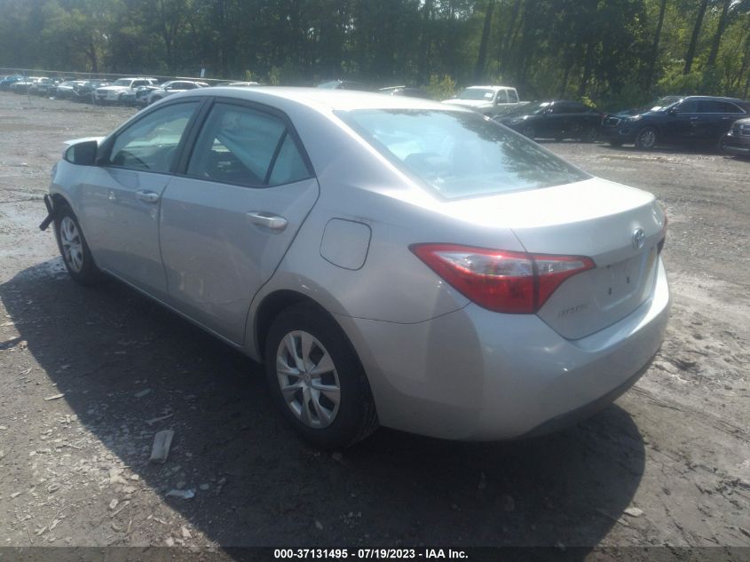 2014 TOYOTA COROLLA L/LE/S/S PLUS/LE PLUS - 2T1BURHE2EC169886