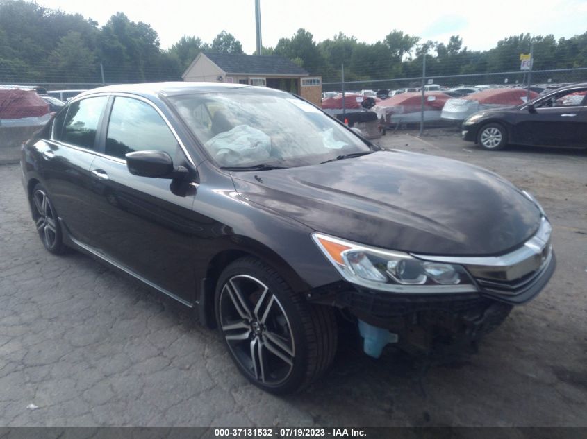 2017 HONDA ACCORD SEDAN SPORT - 1HGCR2F5XHA031328