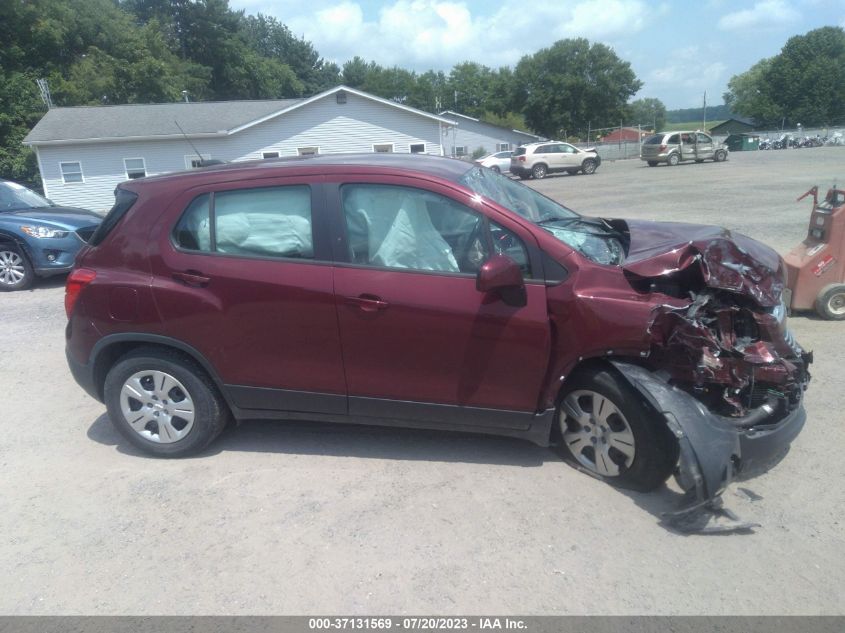 2016 CHEVROLET TRAX LS - 3GNCJKSB3GL219303