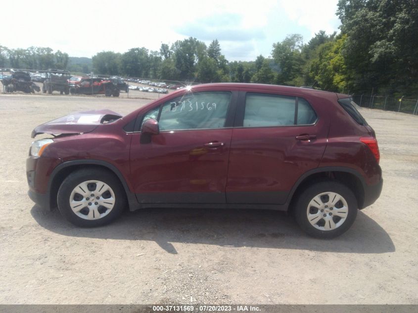 2016 CHEVROLET TRAX LS - 3GNCJKSB3GL219303