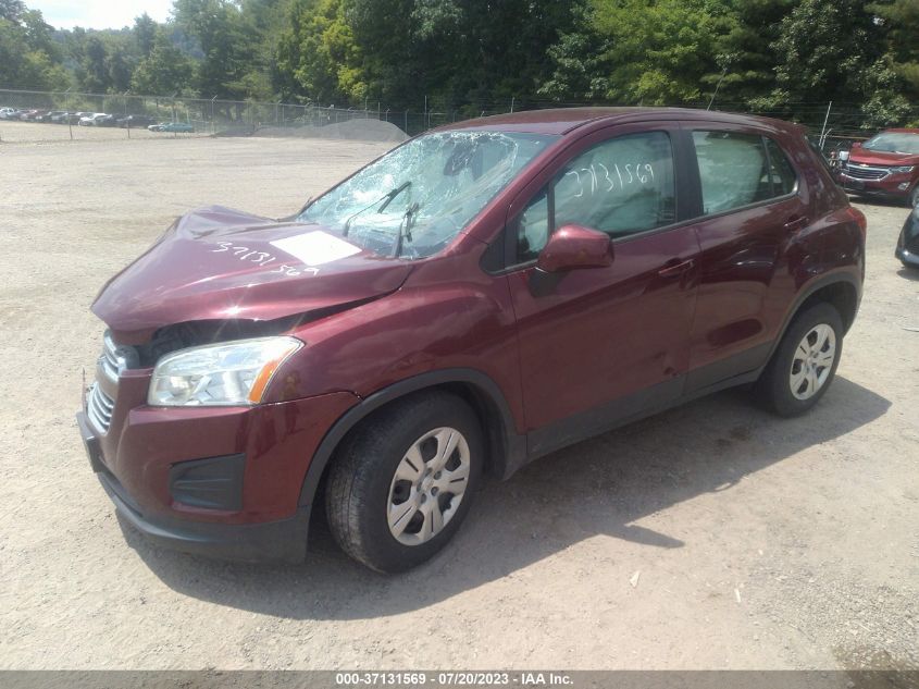 2016 CHEVROLET TRAX LS - 3GNCJKSB3GL219303