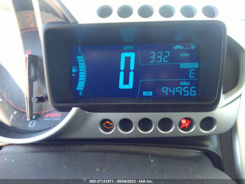 2013 CHEVROLET SONIC RS - 1G1JH6SB7D4172015