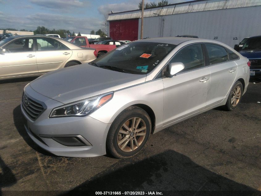 2017 HYUNDAI SONATA 2.4L - 5NPE24AF9HH557594