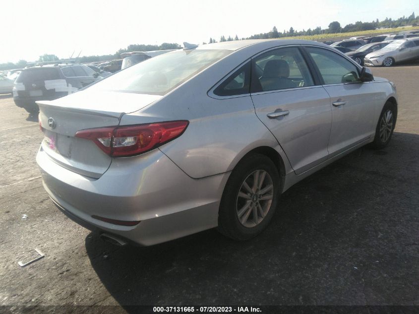 2017 HYUNDAI SONATA 2.4L - 5NPE24AF9HH557594