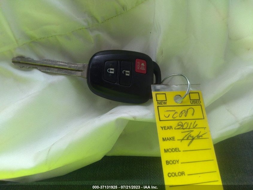 2016 TOYOTA RAV4 LE - 2T3BFREV5GW491008