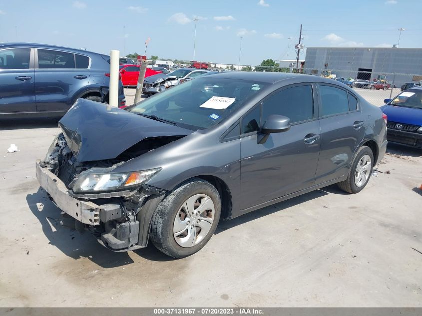 2013 HONDA CIVIC SDN LX - 2HGFB2F58DH541576