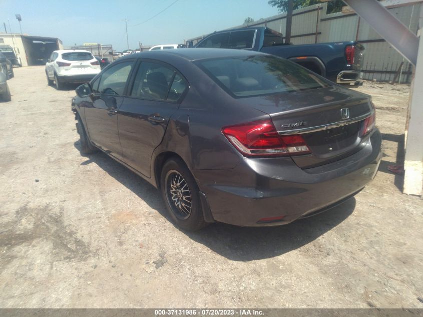 2015 HONDA CIVIC SEDAN LX - 19XFB2F55FE020876