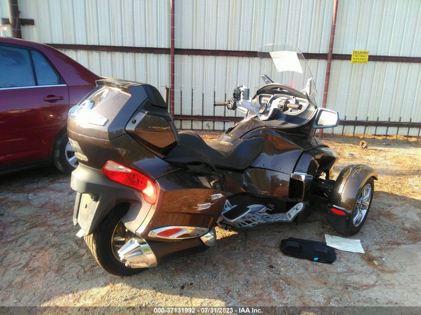 2012 CAN-AM SPYDER ROADSTER RT-LTD 2BXJBRC18CV000272