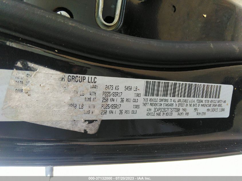 2015 DODGE JOURNEY SXT - 3C4PDCBG7FT577280