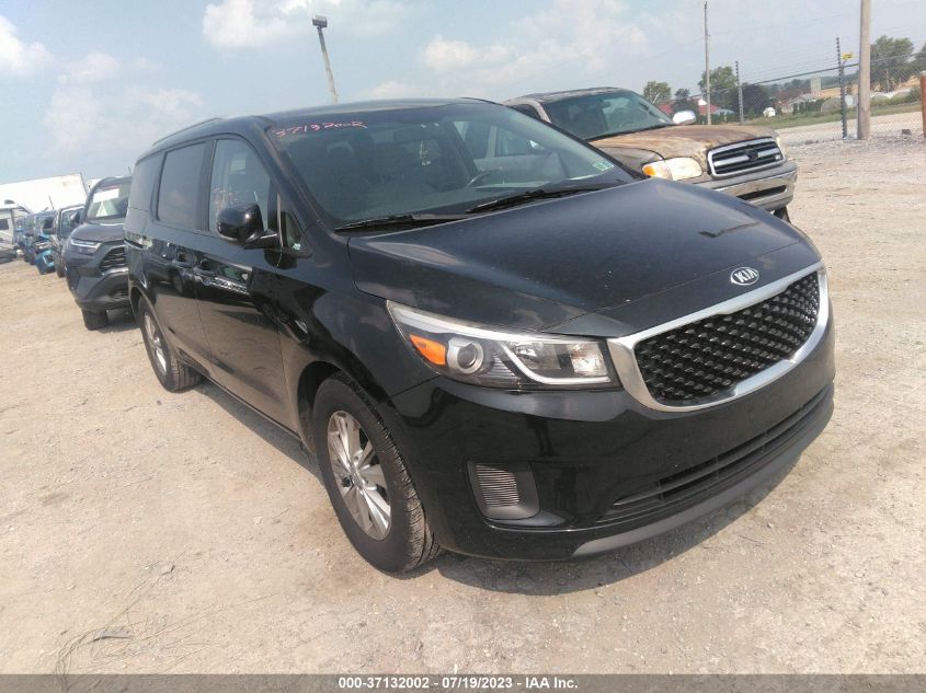 2016 KIA SEDONA LX - KNDMB5C13G6126311