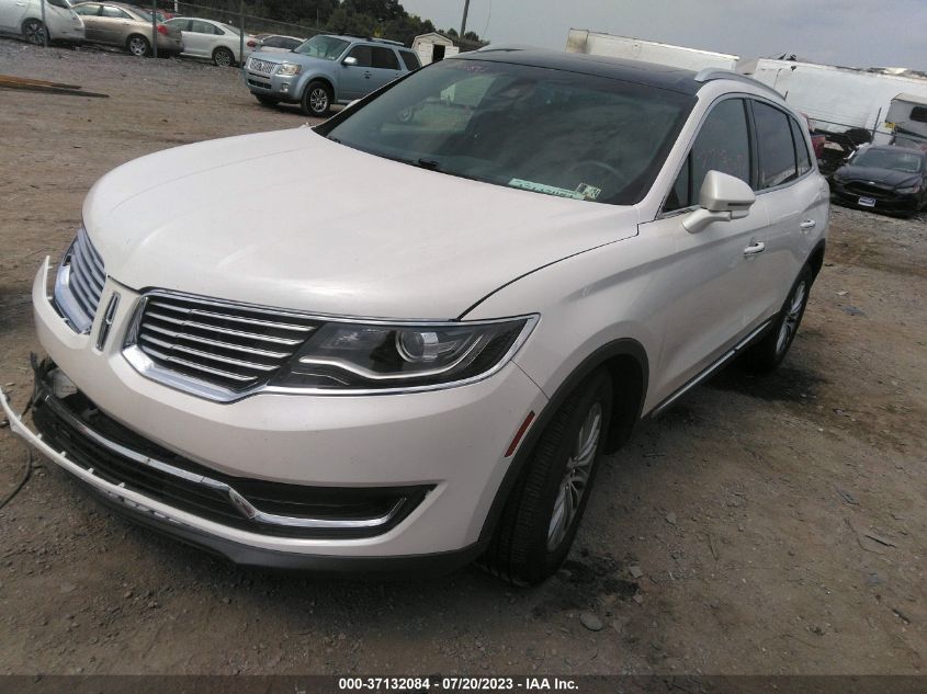 2016 LINCOLN MKX SELECT - 2LMTJ8KR8GBL60341