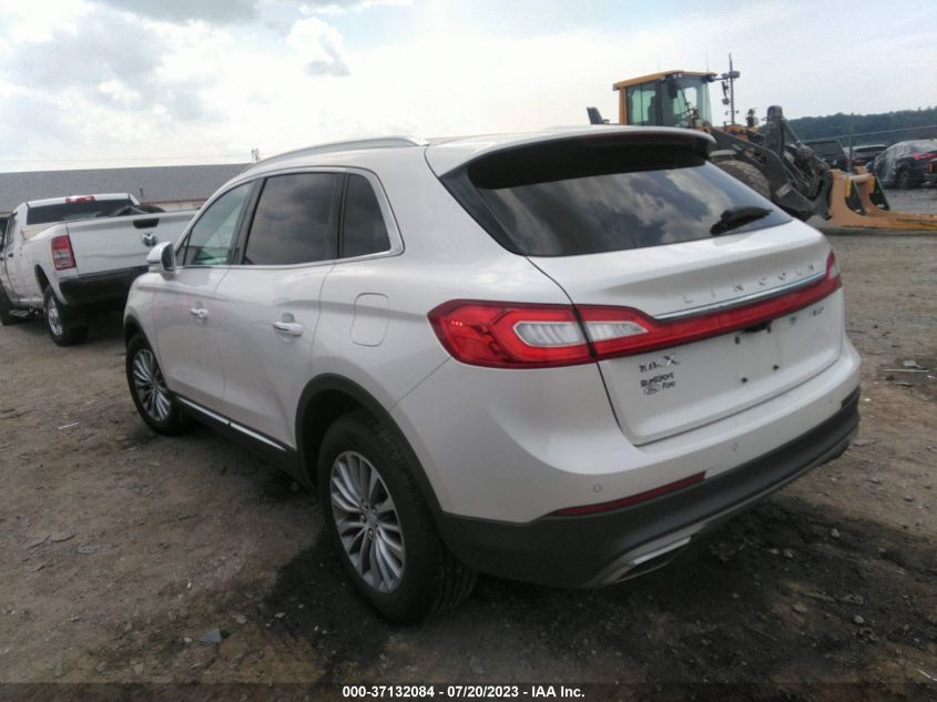 2016 LINCOLN MKX SELECT - 2LMTJ8KR8GBL60341