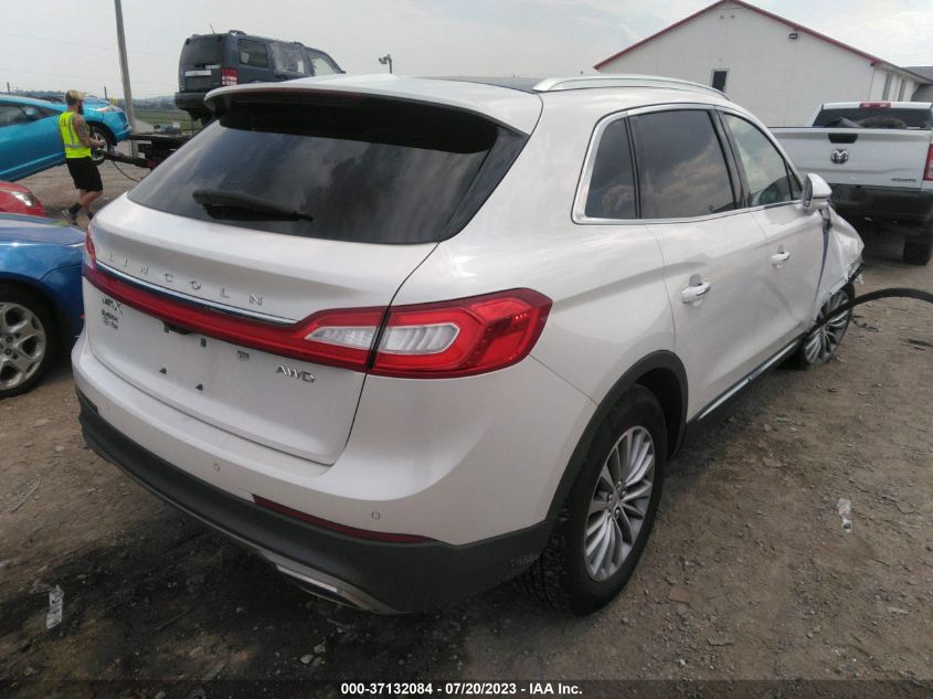 2016 LINCOLN MKX SELECT - 2LMTJ8KR8GBL60341
