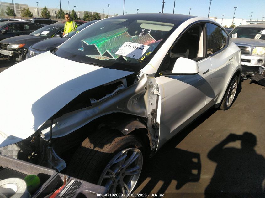 2022 TESLA MODEL Y LONG RANGE - 7SAYGDEE0NA021966
