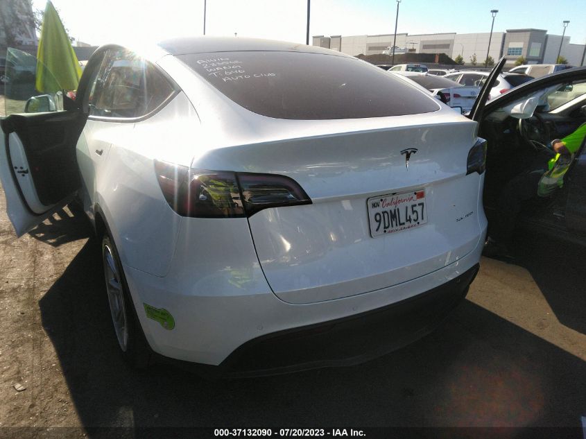 2022 TESLA MODEL Y LONG RANGE - 7SAYGDEE0NA021966