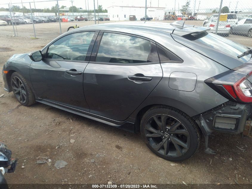 2018 HONDA CIVIC HATCHBACK SPORT - SHHFK7H43JU202644