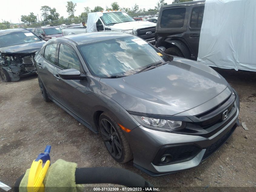2018 HONDA CIVIC HATCHBACK SPORT - SHHFK7H43JU202644