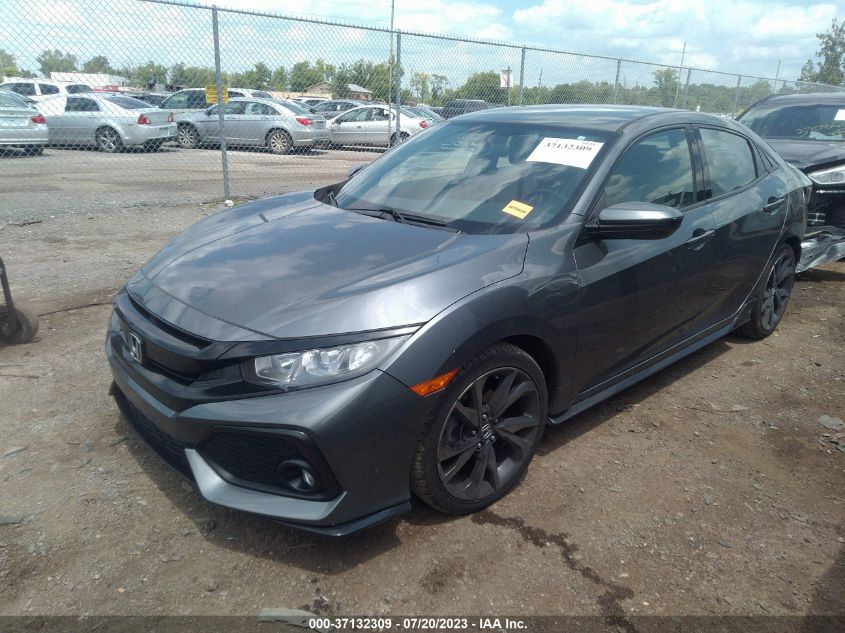 2018 HONDA CIVIC HATCHBACK SPORT - SHHFK7H43JU202644