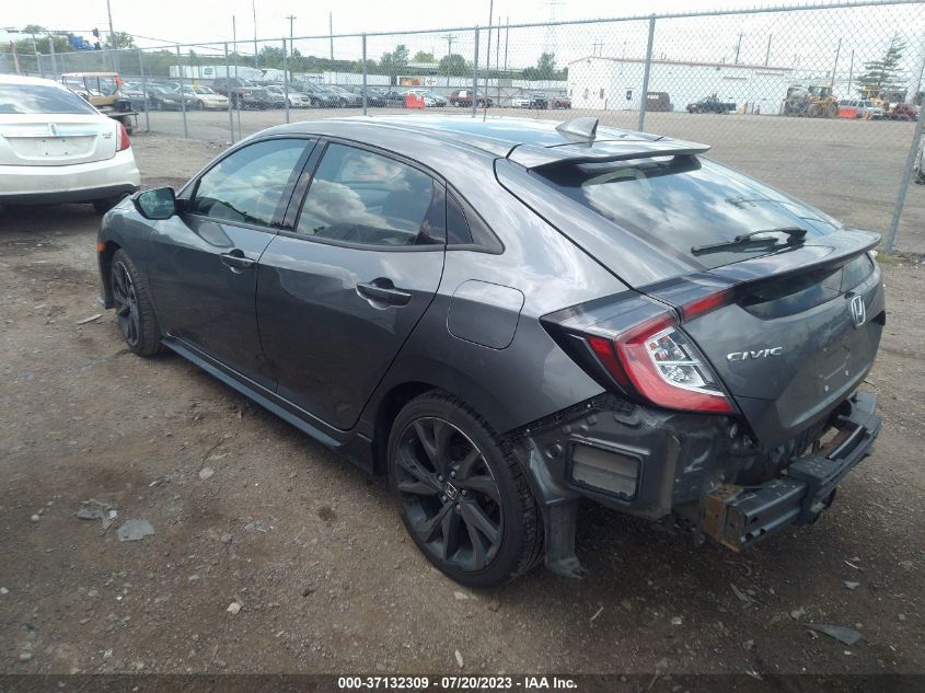 2018 HONDA CIVIC HATCHBACK SPORT - SHHFK7H43JU202644