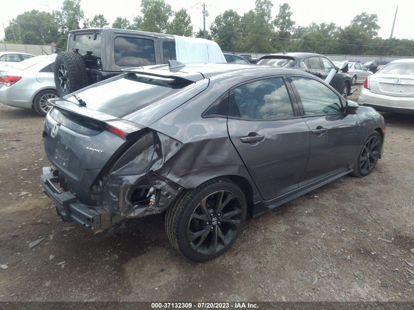 2018 HONDA CIVIC HATCHBACK SPORT - SHHFK7H43JU202644