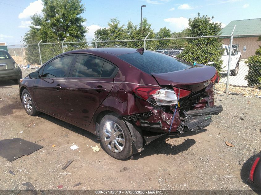 2017 KIA FORTE LX - 3KPFK4A78HE146320