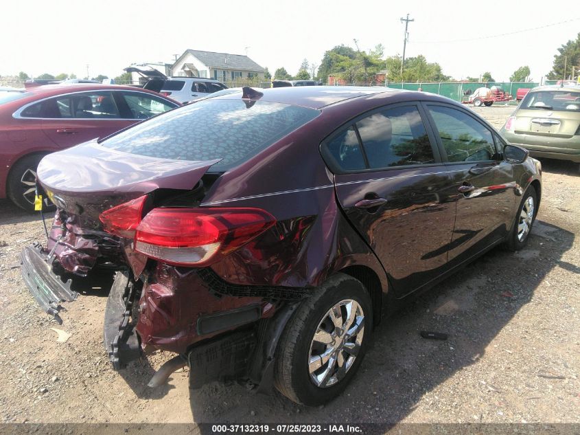2017 KIA FORTE LX - 3KPFK4A78HE146320