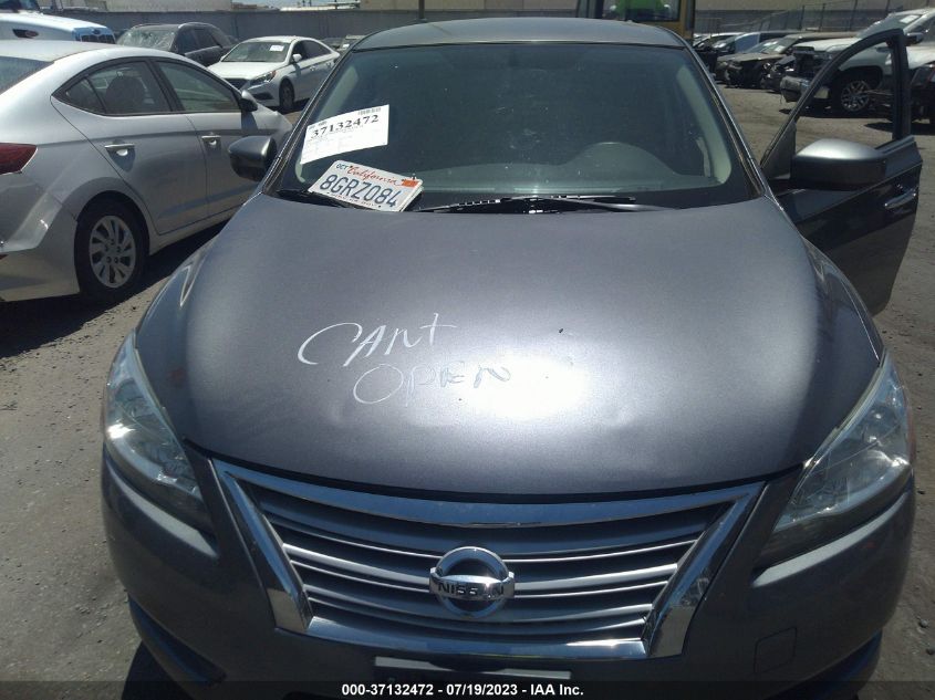 2015 NISSAN SENTRA S - 3N1AB7AP4FY322001