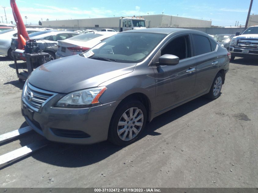 2015 NISSAN SENTRA S - 3N1AB7AP4FY322001