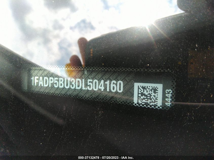 2013 FORD C-MAX HYBRID SEL - 1FADP5BU3DL504160