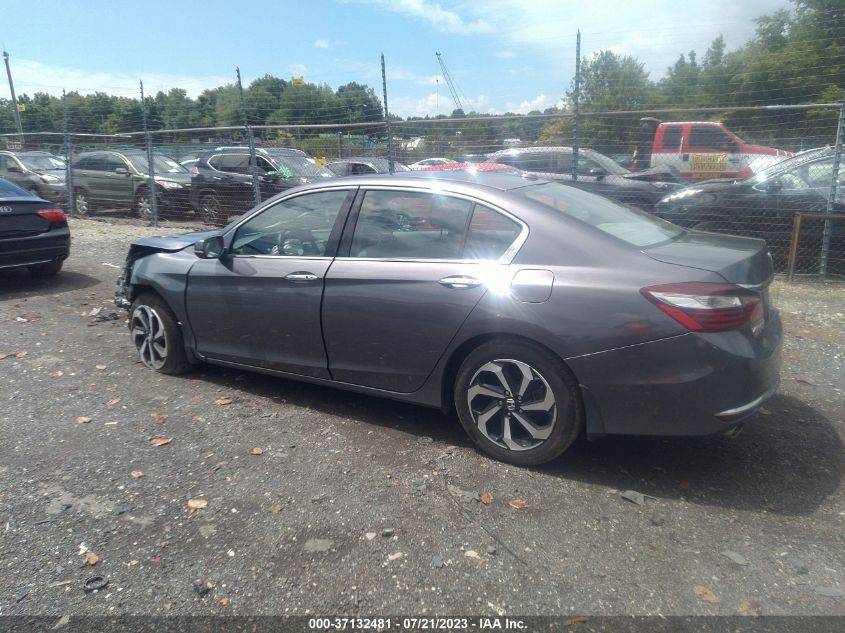 2017 HONDA ACCORD SEDAN EX-L V6 - 1HGCR3F05HA037693