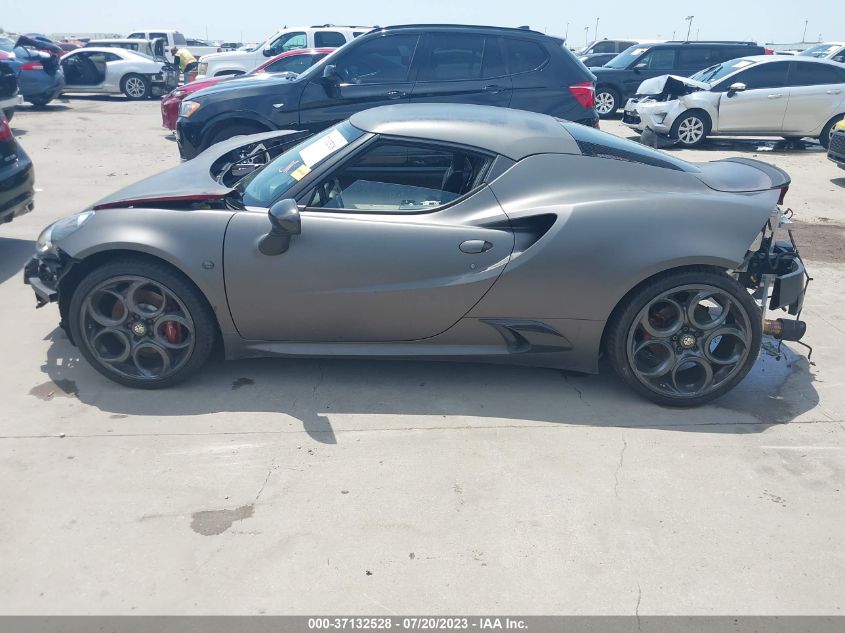 2015 ALFA ROMEO 4C ZARBAAA49FM160429